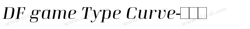 DF game Type Curve字体转换